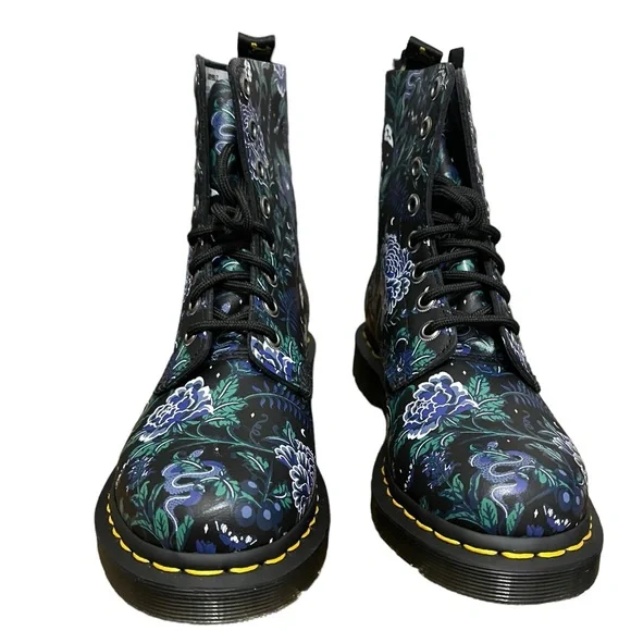 Dr. Martens 1460 Pascal Mystic Floral Lace Up Boot - Picture 3 of 7